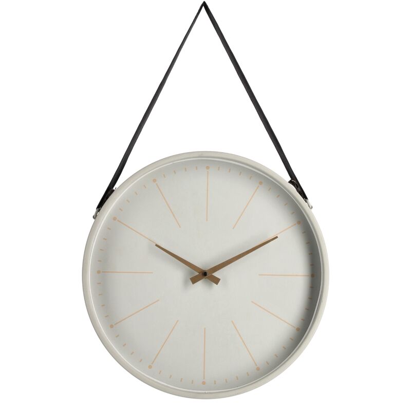foto del prodotto orologio da parete timely in acciaio a batteria 40x6x66 h cm grigio