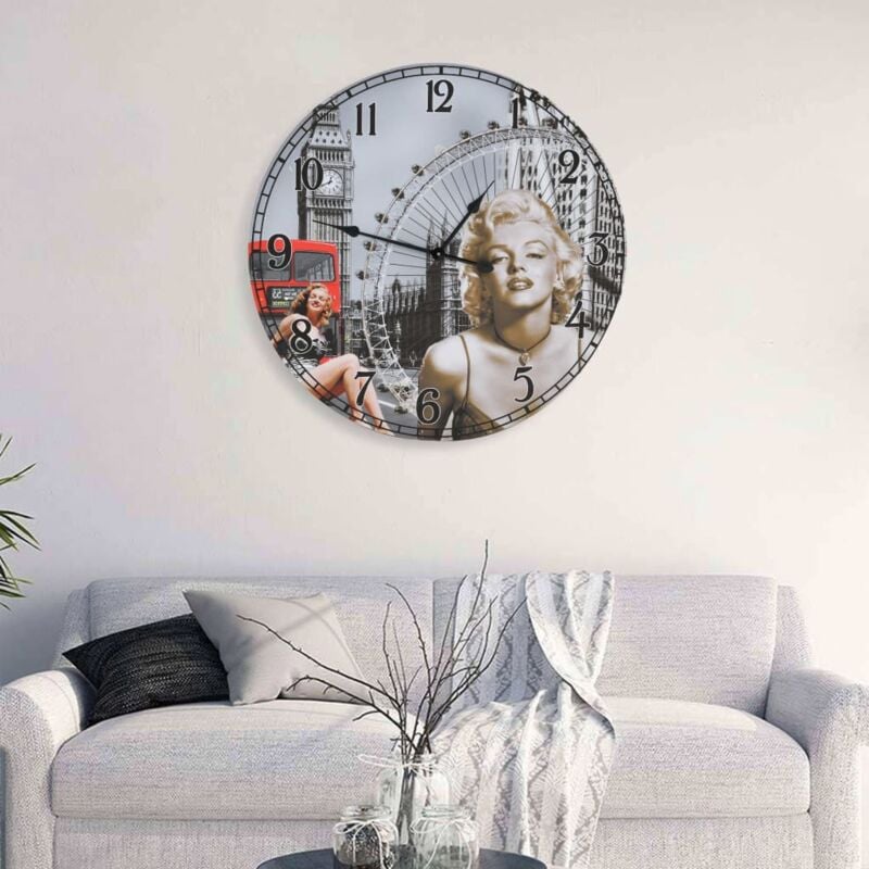 foto del prodotto orologio da parete vintage 60 cm vidaxl