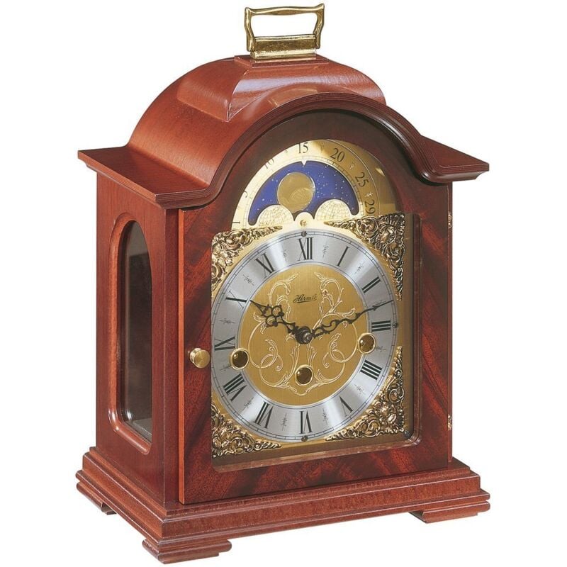 foto del prodotto orologio da tavola con meccanismi pregiati con meccanismo a chiave hermle debden 22864 070340 jobo