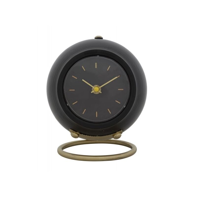 foto del prodotto orologio da tavolo ball nero cm 16x13x19