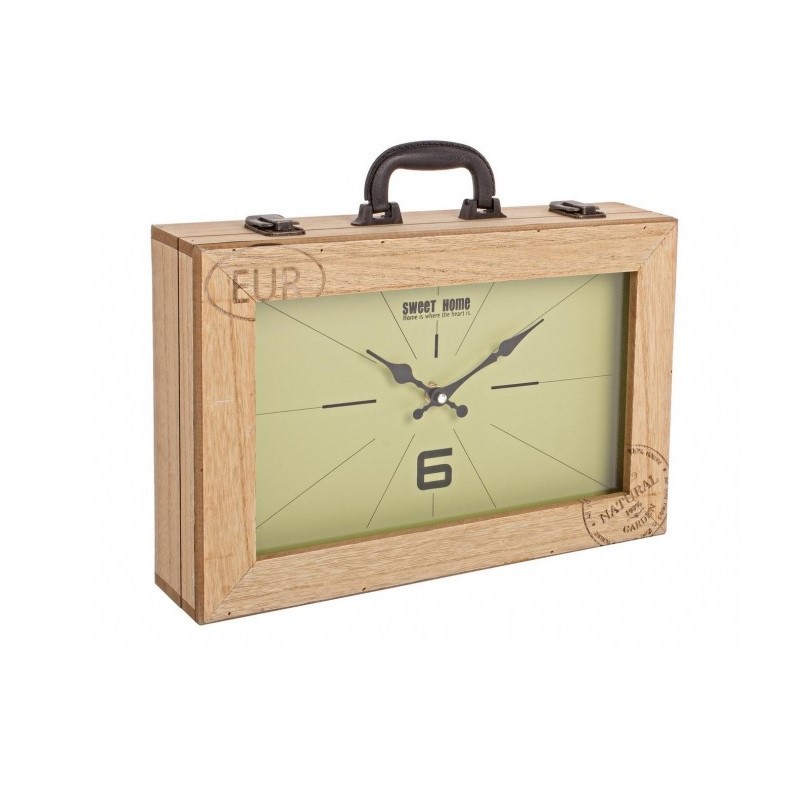 foto del prodotto orologio da tavolo in legno cm 36 x 25