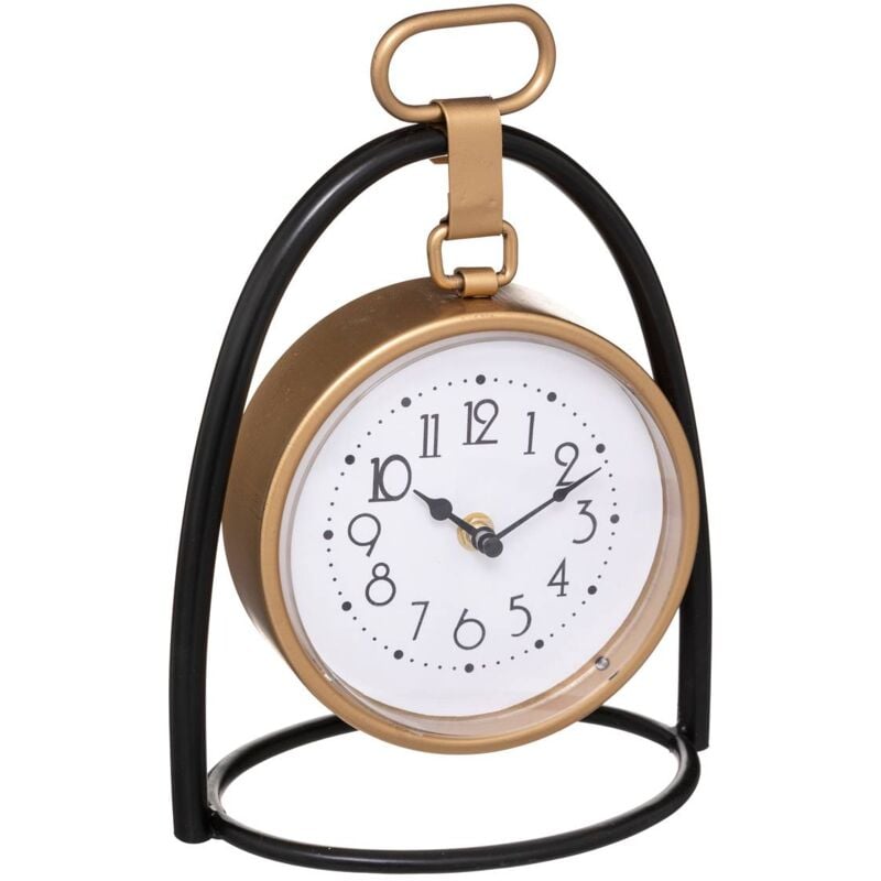 foto del prodotto orologio da tavolo in metallo lona 21x27cm atmosphera cr ateur d int rieur
