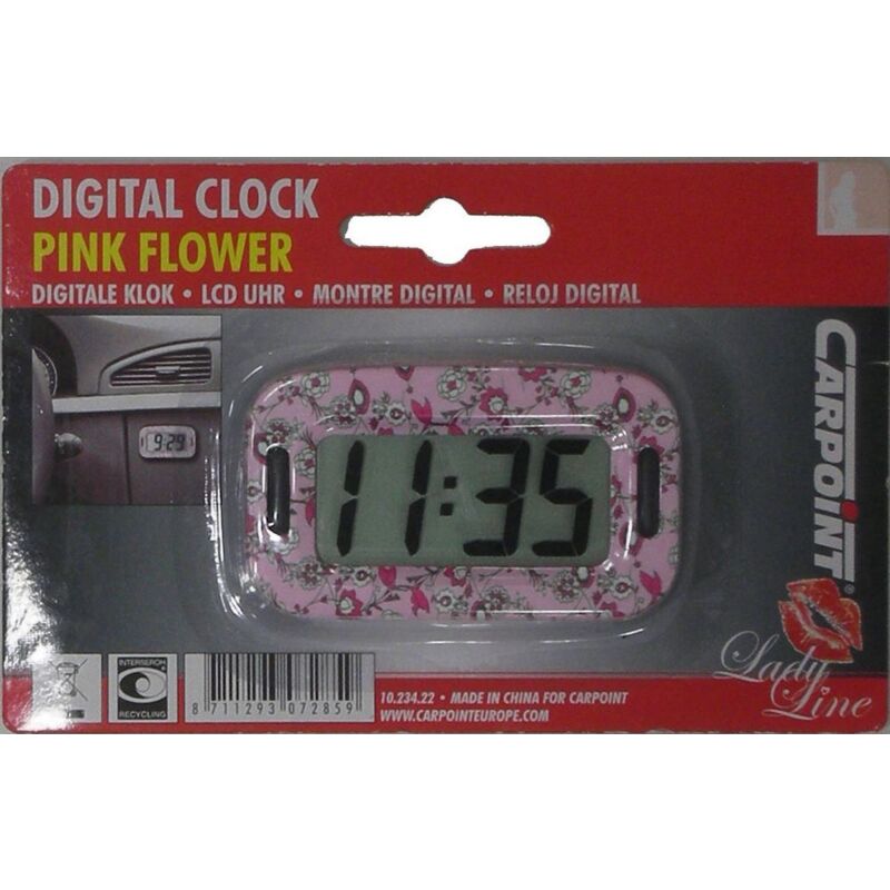 foto del prodotto orologio digitale pink flocer motivo floreale