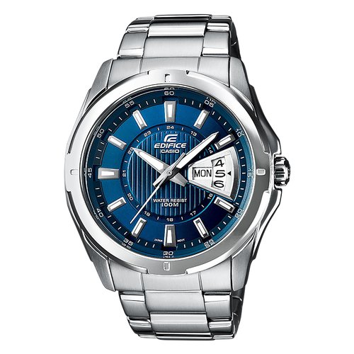 foto del prodotto orologio edifice classic blu e inox ef 129d 2avef