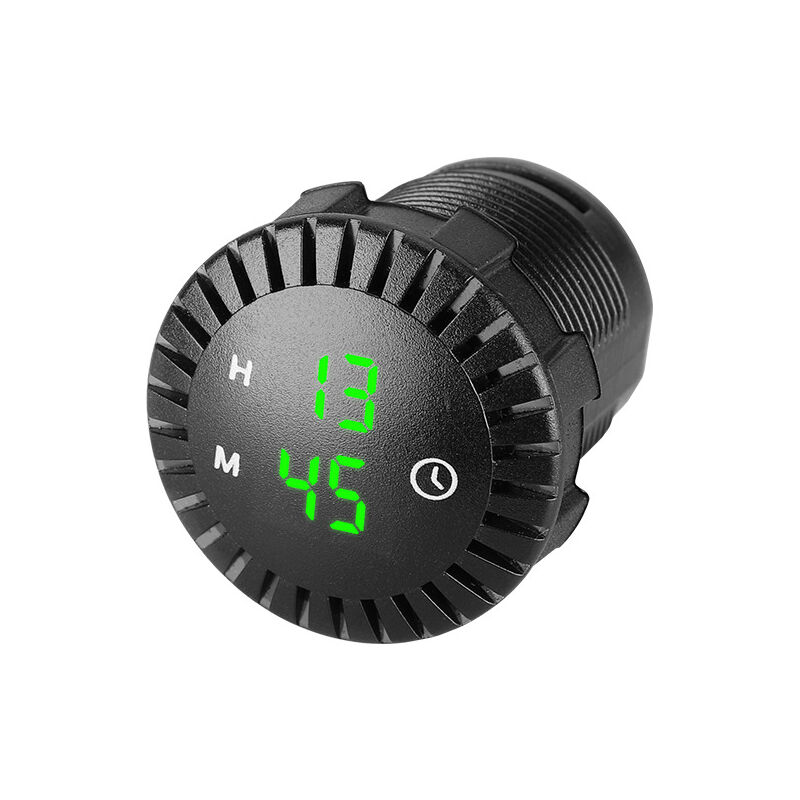 foto del prodotto orologio led per auto orologio touch orologio digitale per auto impermeabile 12v 24v mini orologio digitale a led mini orologio per motocicletta