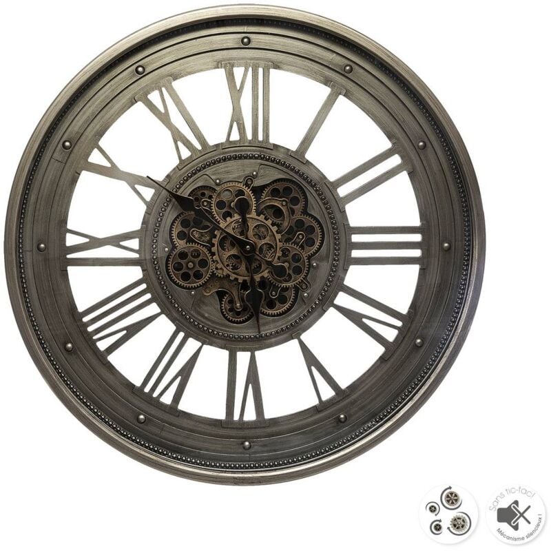 foto del prodotto orologio meccanismo in metallo d80cm atmosphera cr ateur d int rieur