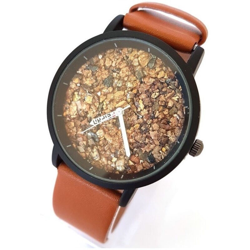 foto del prodotto orologio polso uomo donna feifan 1701 analogico quarzo casual marrone trade shop traesio