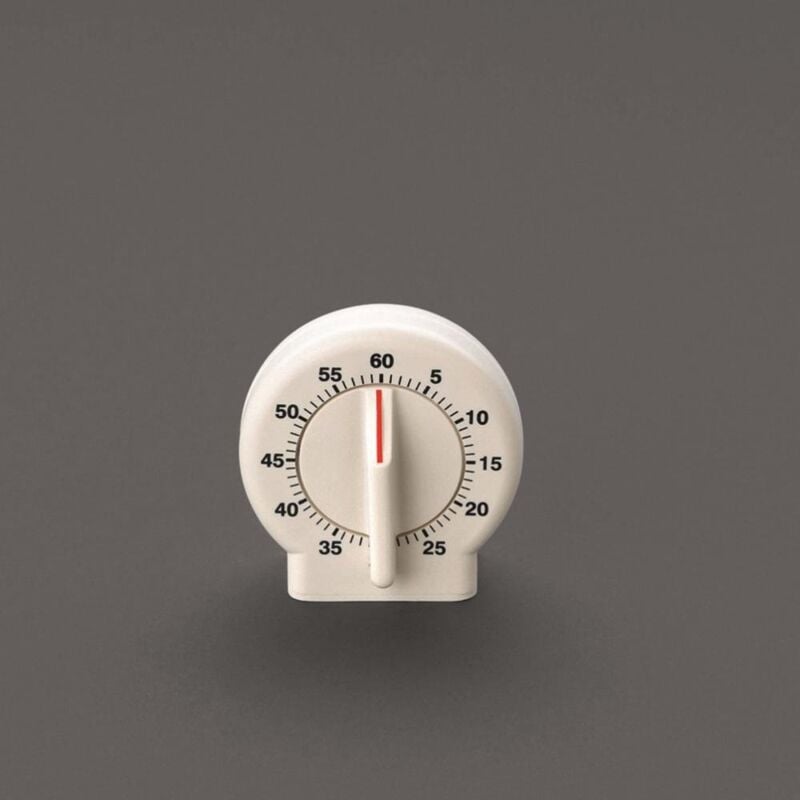 foto del prodotto orologio timer da cucina kelomat meccanico in plastica fino a 60 min.
