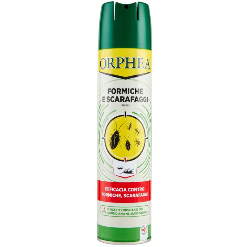 foto del prodotto orphea spray, elimina formiche, scarafaggi, insetti striscianti, pulci e cimici, multicolore, 400 ml