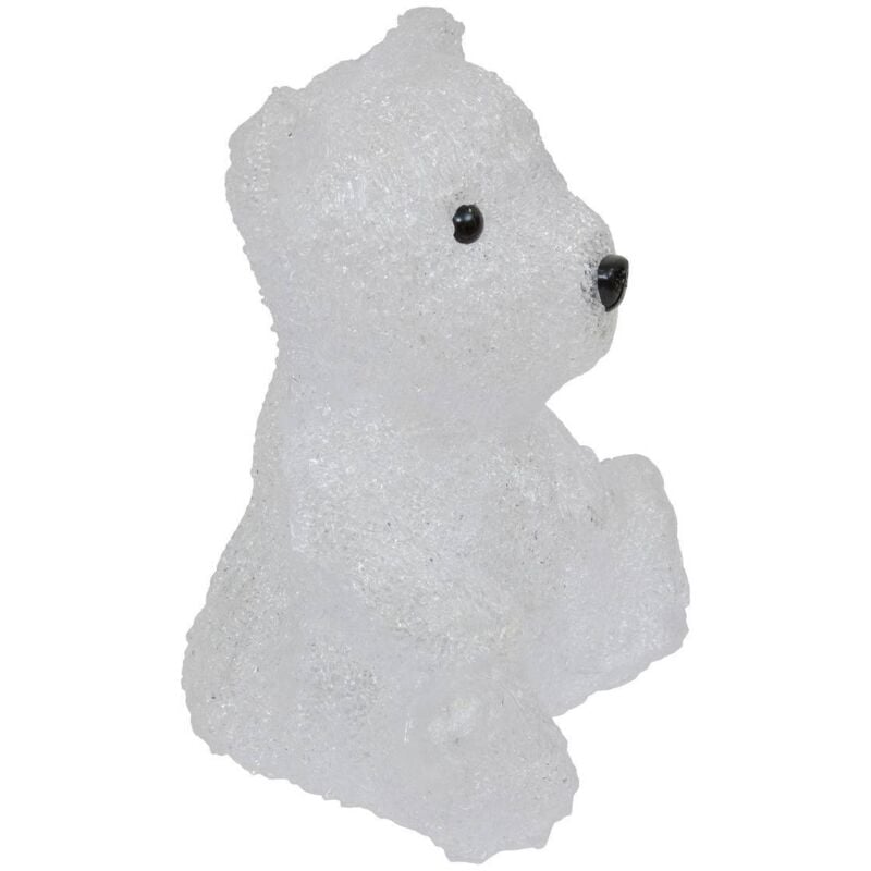foto del prodotto orso luminoso per interni h20cm 16 led a batteria feeric lights christmas