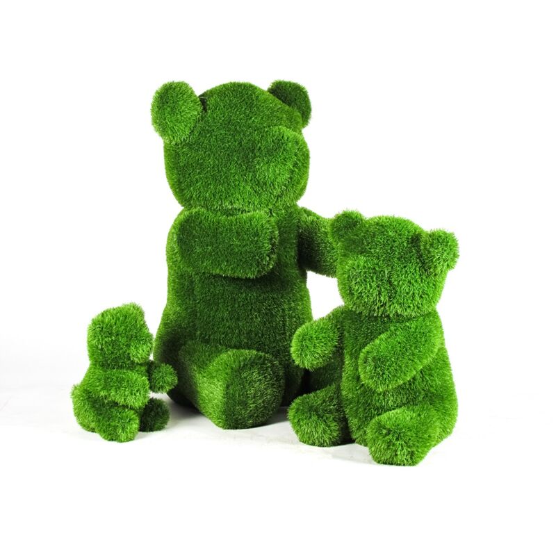 foto del prodotto orso seduto in erba sintetica uvr - 100