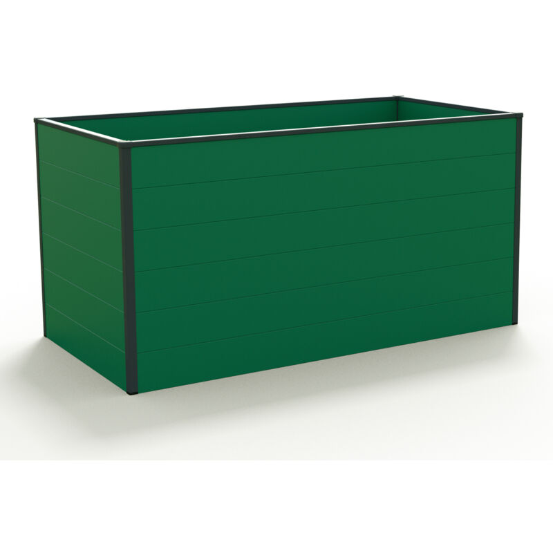 foto del prodotto orto rialzato gfp in alluminio christina 150x119x77 cm dimensionalmente stabile e resistente alle intemperie, verde