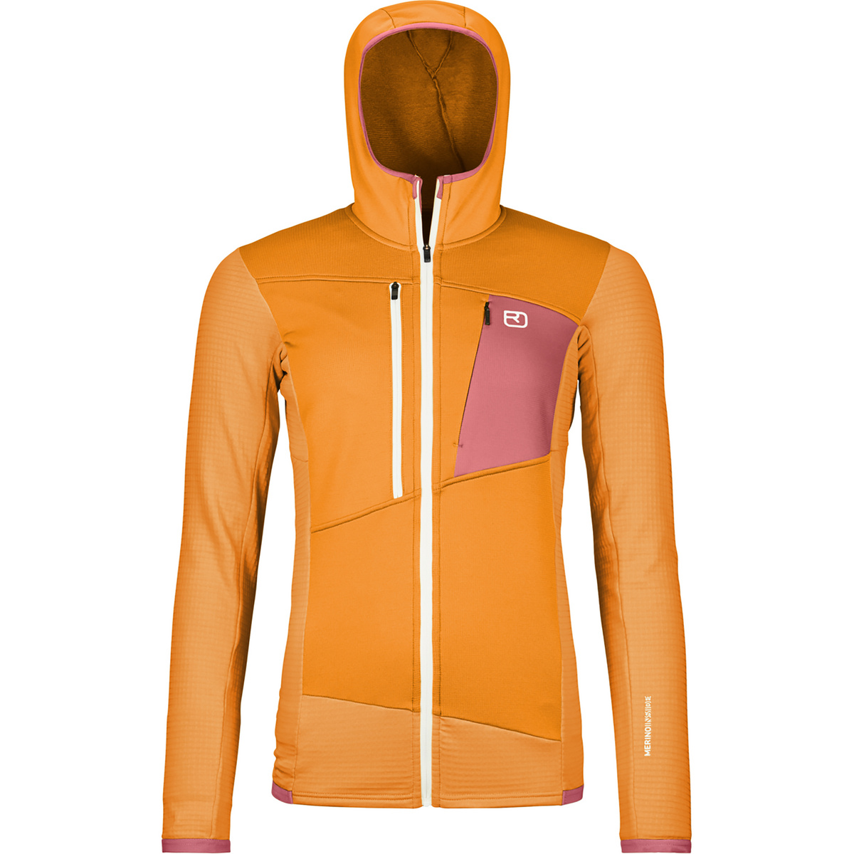 foto del prodotto ortovox donna felpa fleece grid hoodie