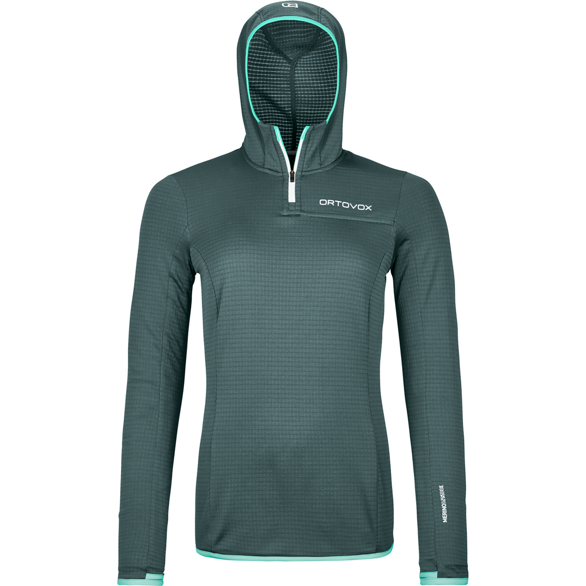 foto del prodotto ortovox donna felpa fleece light grid zn
