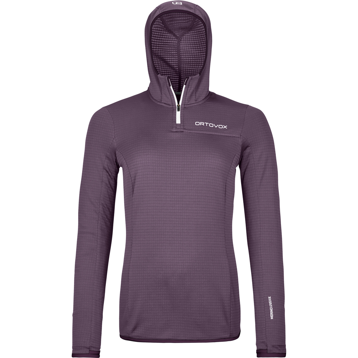 foto del prodotto ortovox donna felpa fleece light grid zn