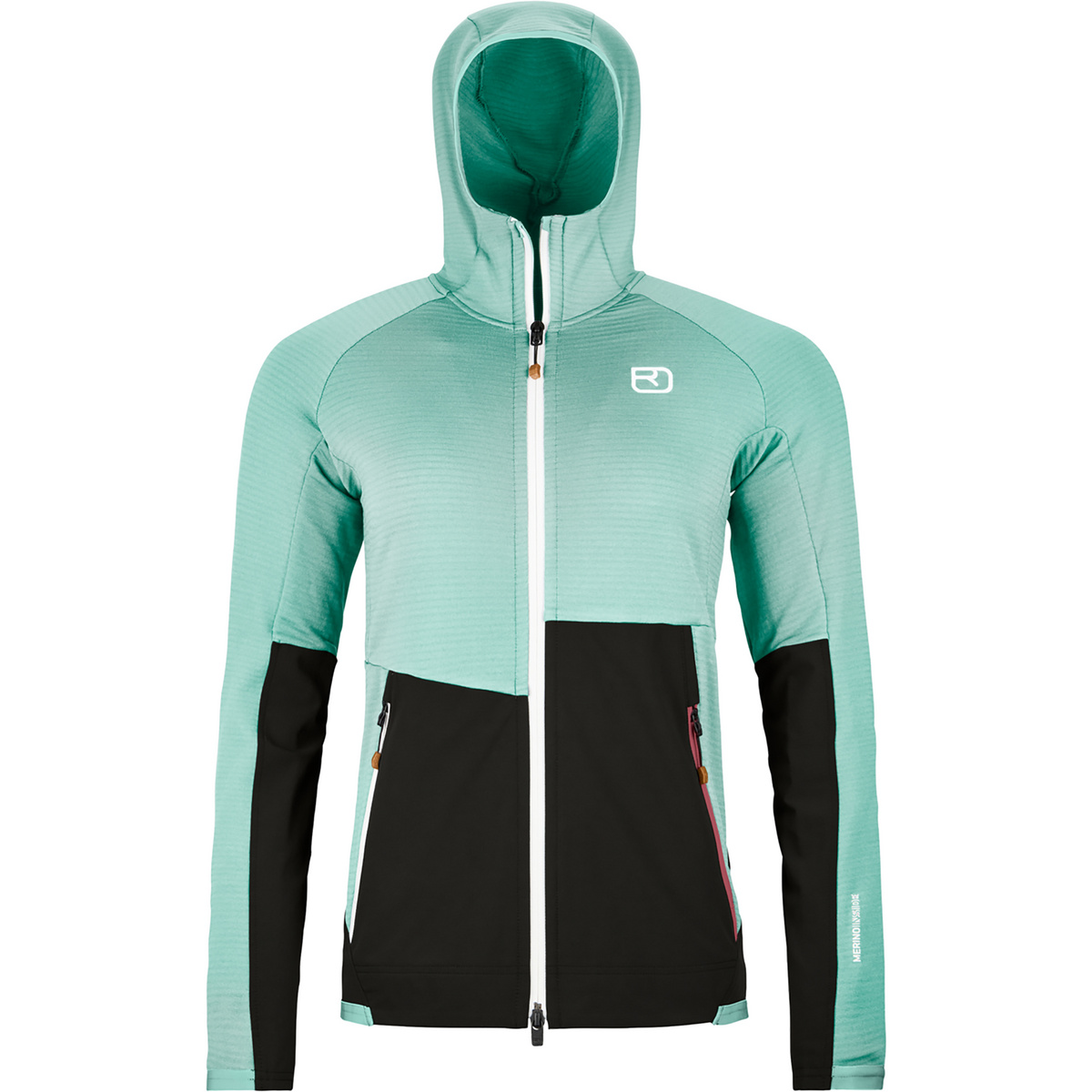 foto del prodotto ortovox donna felpa fleece rib hoodie