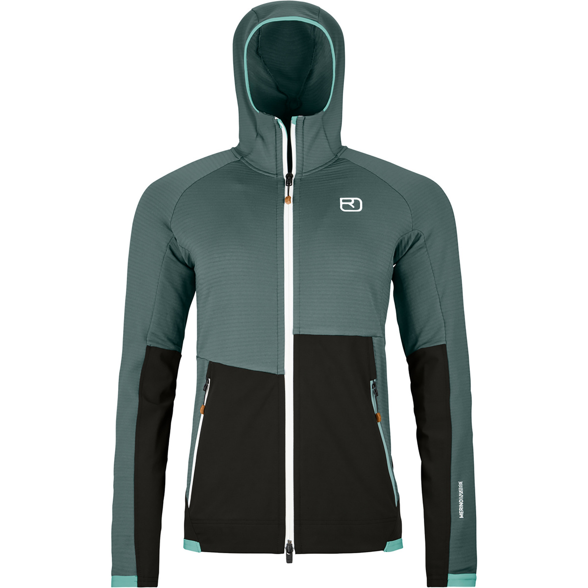 foto del prodotto ortovox donna felpa fleece rib hoodie