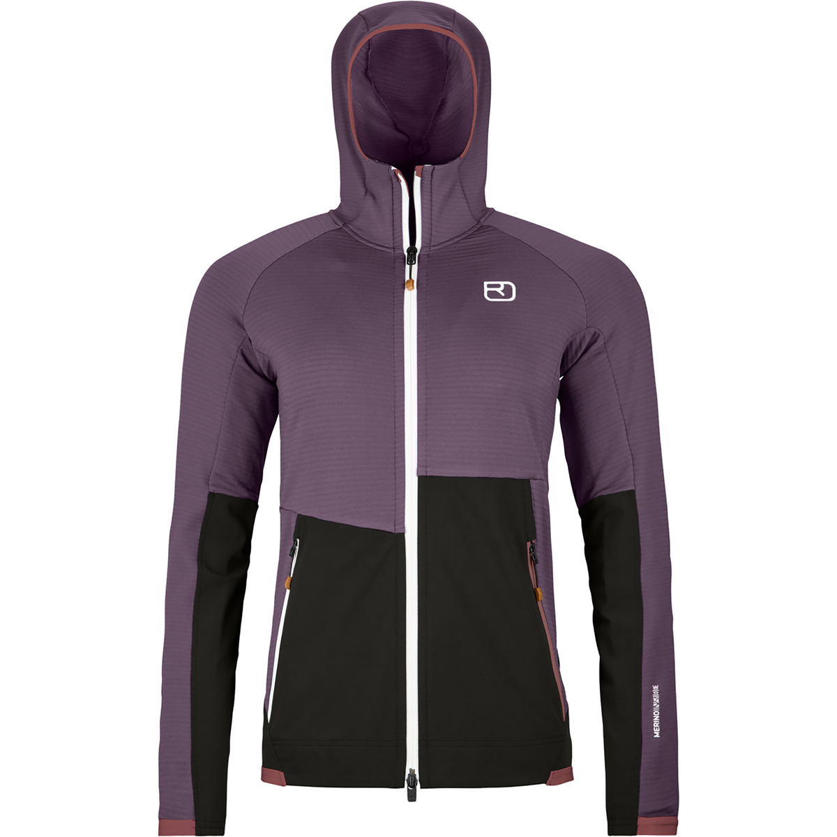foto del prodotto ortovox donna felpa fleece rib hoodie