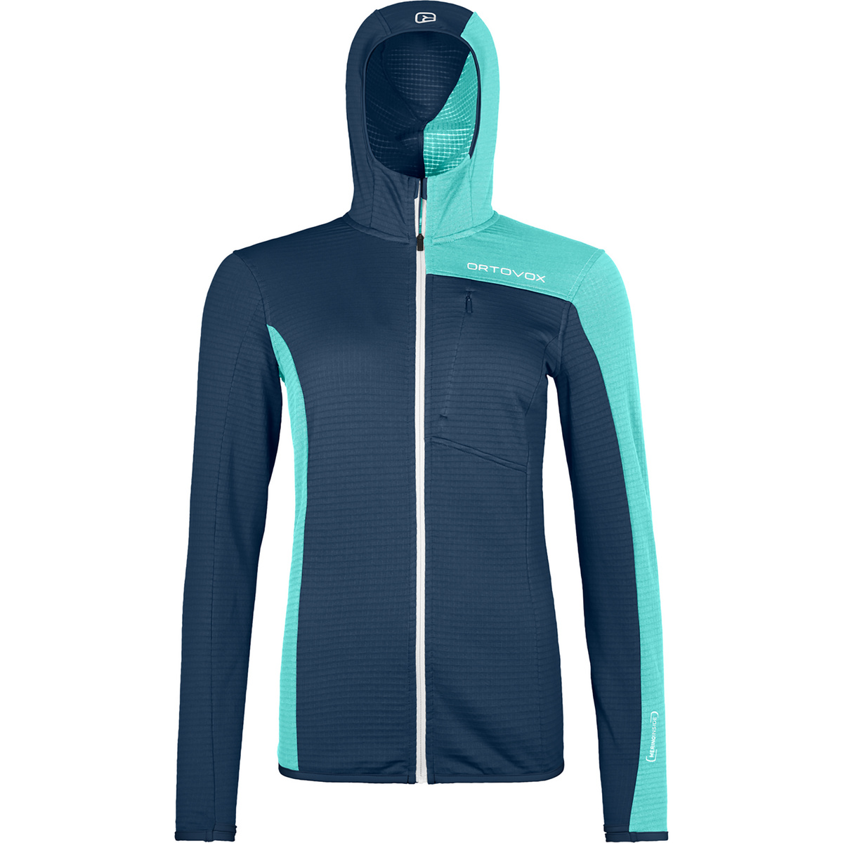 foto del prodotto ortovox donna giacca con cappuccio fleece light grid