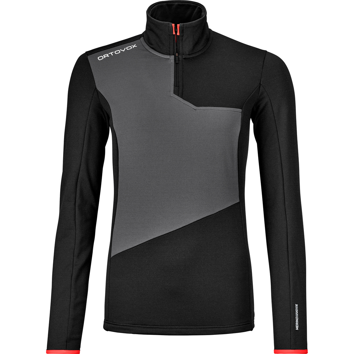 foto del prodotto ortovox donna maglietta fleece light zip neck