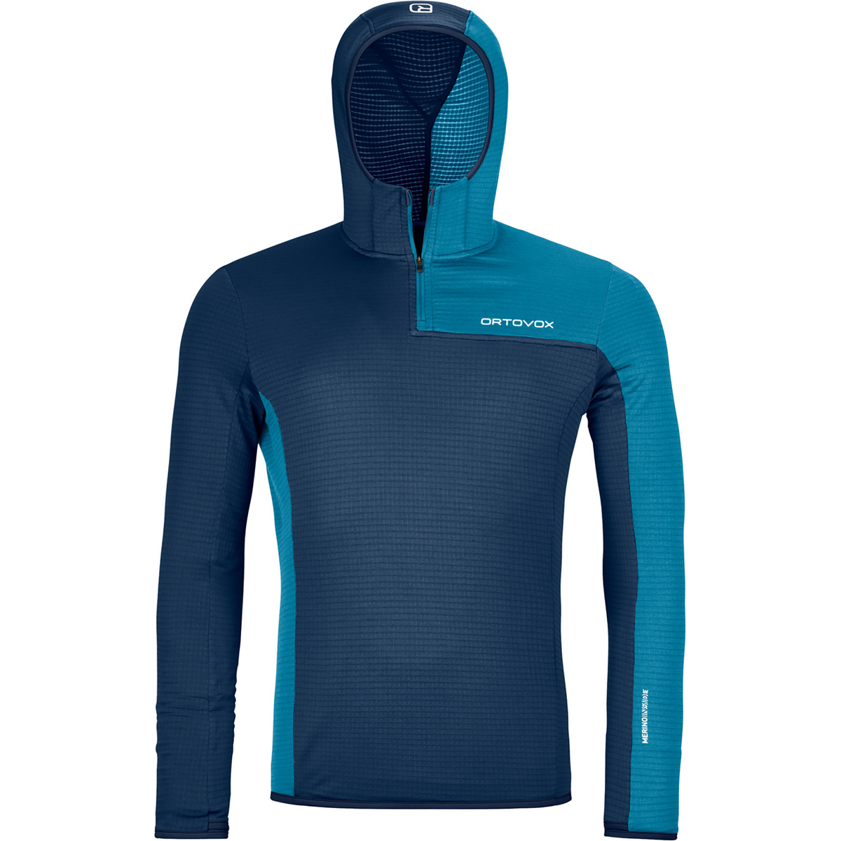 foto del prodotto ortovox uomo felpa fleece light grid zn