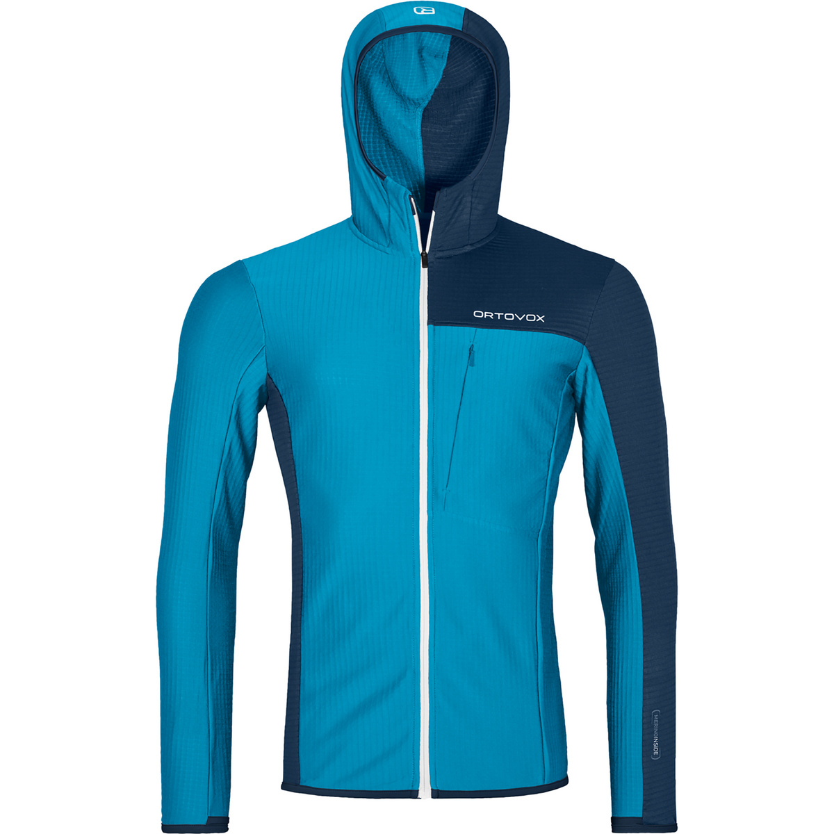 foto del prodotto ortovox uomo giacca con cappuccio fleece light grid