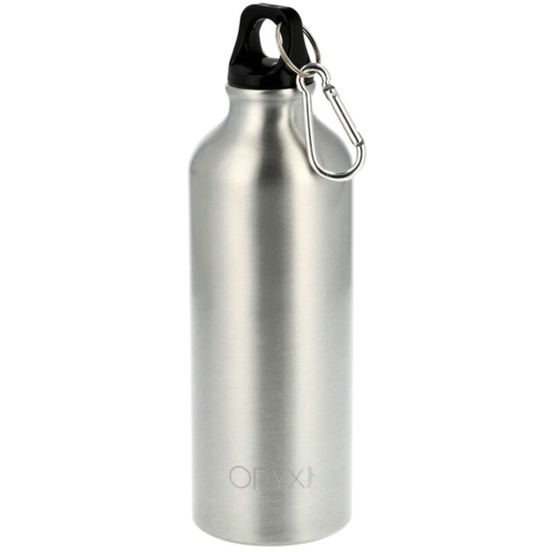 foto del prodotto oryx - borraccia in alluminio de alluminio con moschettone, chiusura ermetica 500 ml.