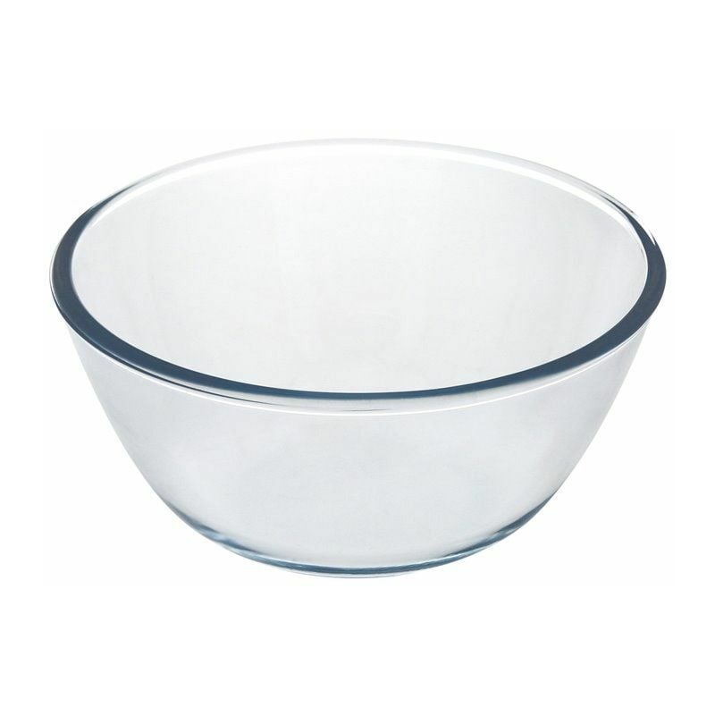 foto del prodotto oryx ciotola in vetro de, ideale per mescolare. 2,5 litri. vetro borosilicato senza bpa. insalate, dessert, cucina, cottura.