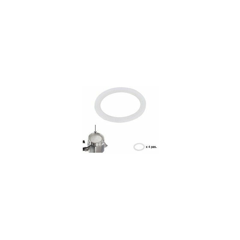 foto del prodotto oryx guarnizione in gomma siliconica caffettiera in alluminio classica induzione 2 tazze 4 unit 
