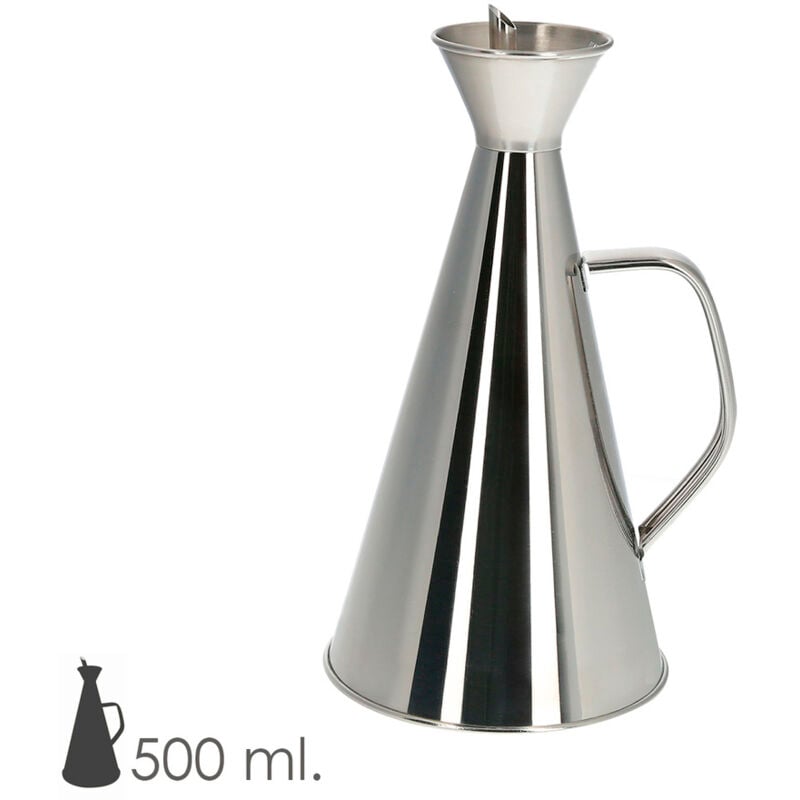 foto del prodotto oryx oliera in acciaio inox antigoccia da 500 ml.