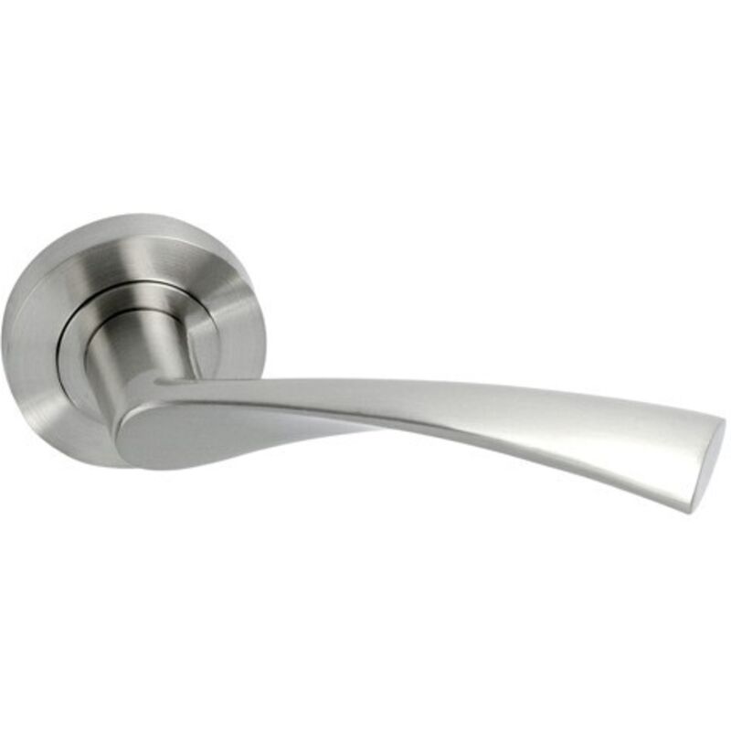 foto del prodotto oryx - wolfpack 3035010 - set di maniglie in nichel satinato wave rosewood