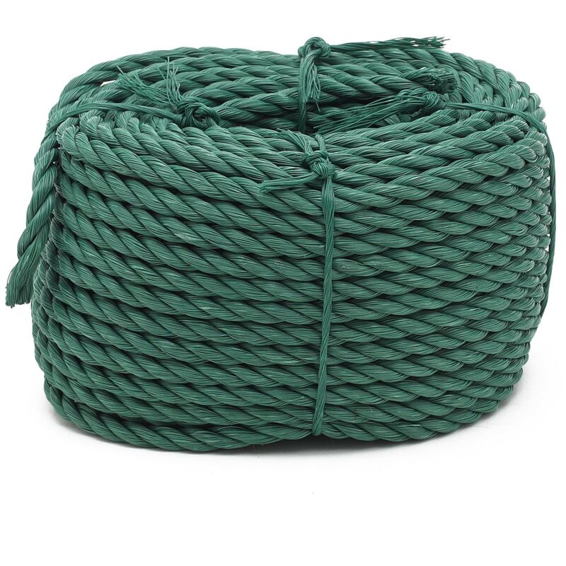 foto del prodotto ose flandria 20022 corda in polipropilene, diametro 7 mm x 25 m, verde