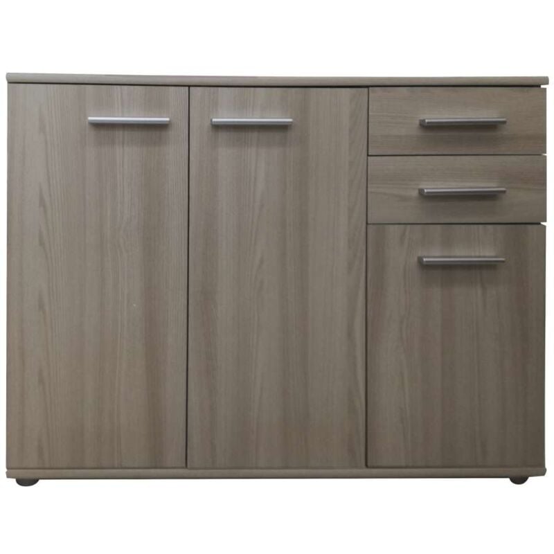foto del prodotto oslo madia mobile olmo 3 ante e 2 cassetti 103x35x70 cm
