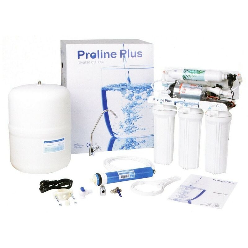 foto del prodotto osmosi inversa a 5 stadi con pompa booster proline