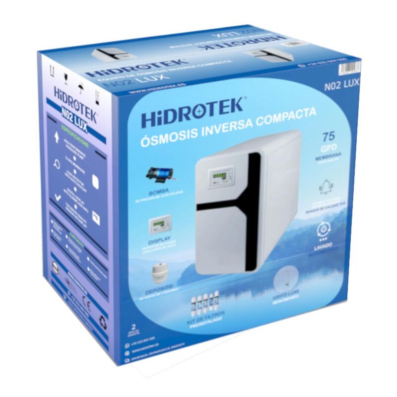 foto del prodotto osmosi inversa compatta con pompa n02lux 75 gpd