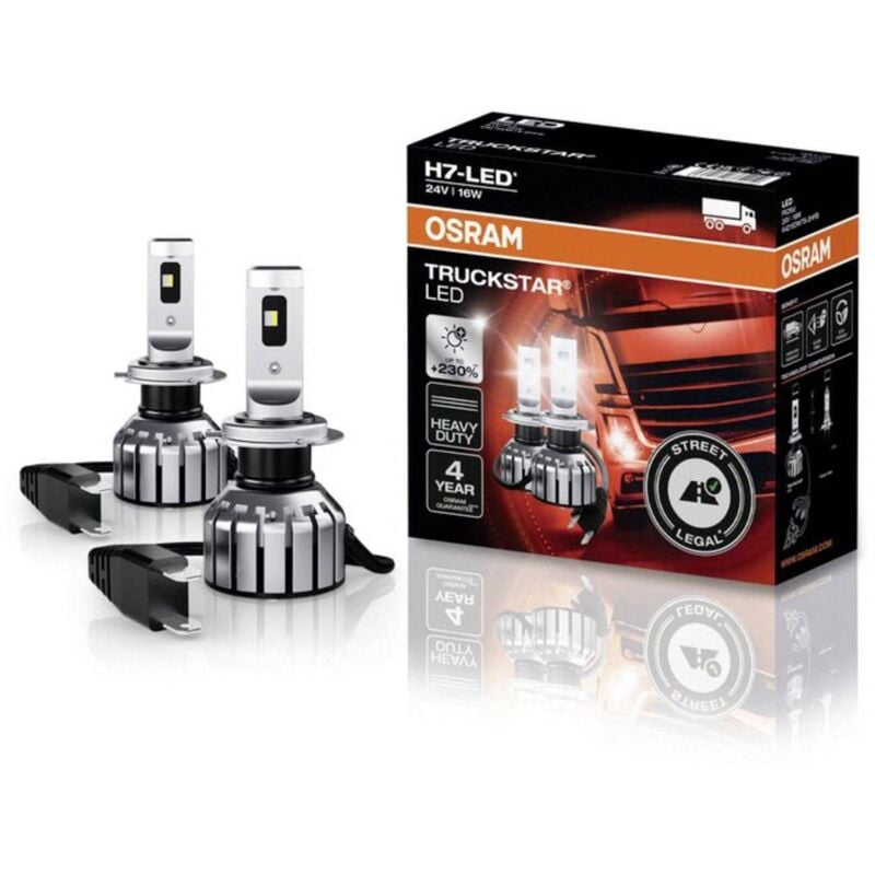 foto del prodotto osram automotive 64215dwts 2hfb lampadina led truckstar h7 16 w 24 v