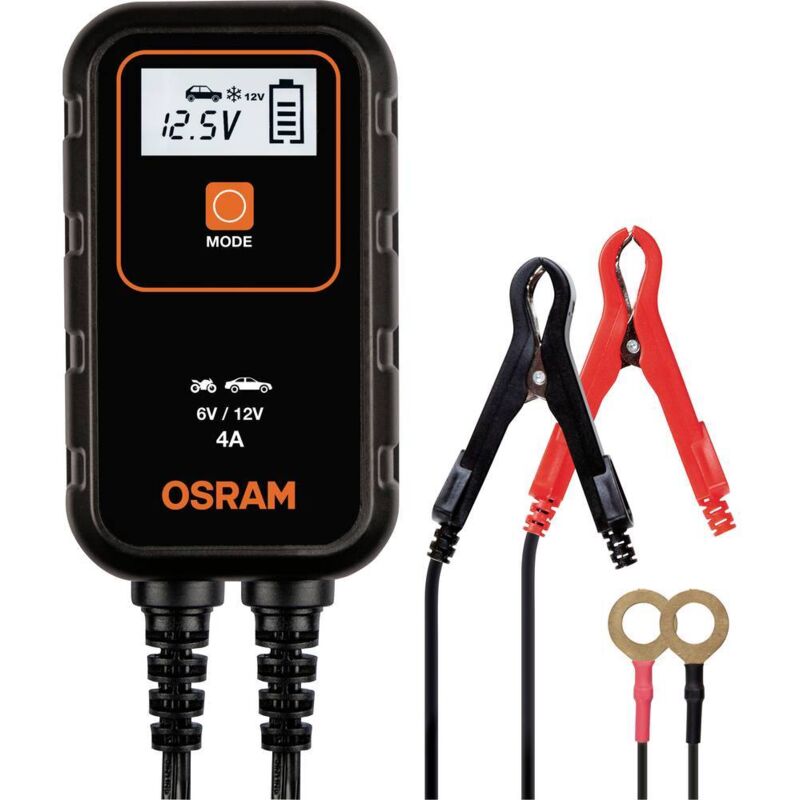 foto del prodotto osram automotive oebcs904 4052899620520 caricatore automatico 6 v, 12 v 2 a, 4 a 2 a, 4 a