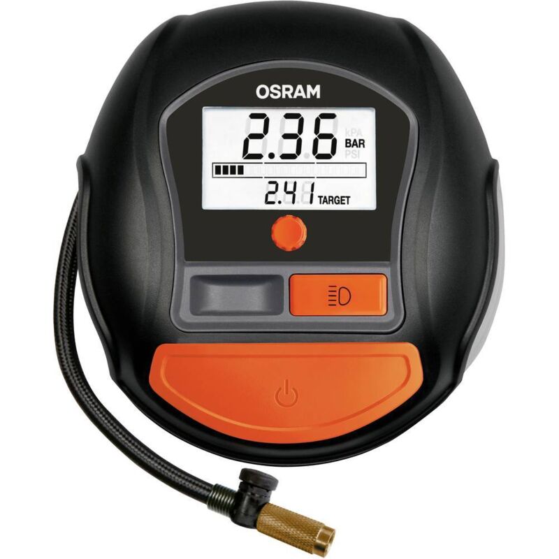 foto del prodotto osram automotive oti1000 compressore display digitale, protezione sovraccarico, con lampada, vano alloggiamento cavo