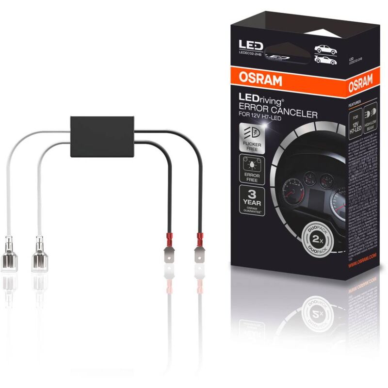 foto del prodotto osram automotive resistenza di carico canbus ledec02 2hb forma lampadina per auto canbus lastwiderstand