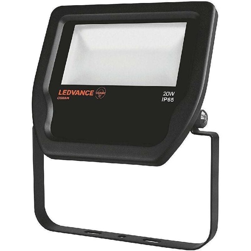 foto del prodotto osram faro proiettore led 20w floodlight ip65 4000k corpo nero 2000 lm ledvance