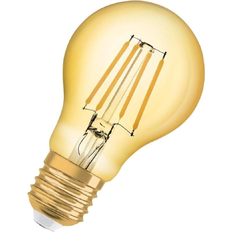 foto del prodotto osram goccia lampadina led, 4 w equivalenti 35 w, attacco e27, luce calda 2400k, confezione da 1 pezzo