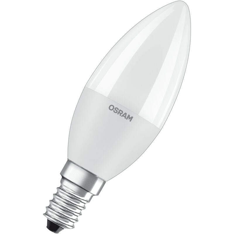 foto del prodotto osram lampada led e14 bianco caldo 2700 k 7,50 w sostituisce lampade ad incandescenza 60w opaca led star classic b