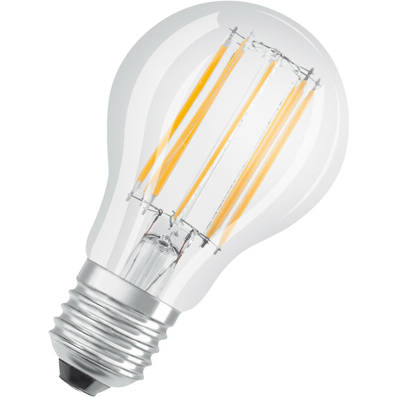 foto del prodotto osram lampada led e27 bianco caldo 2700 k 10 w 100w equivalenti chiara led retrofit classic a