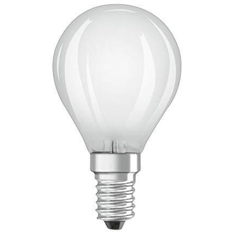 foto del prodotto osram - lampadina led classic e14 sferica filamento ghiaccio 4w 470lm daylight