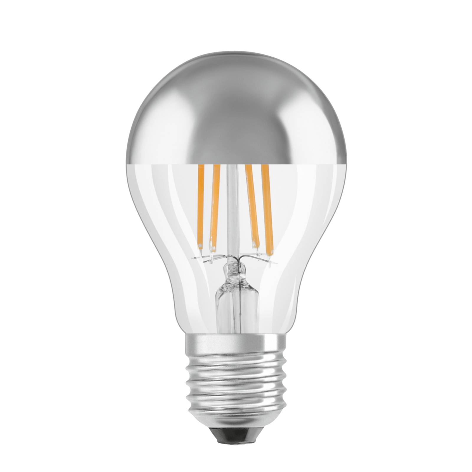 foto del prodotto osram lampadina led e27 6,5w mirror silver 2.700k