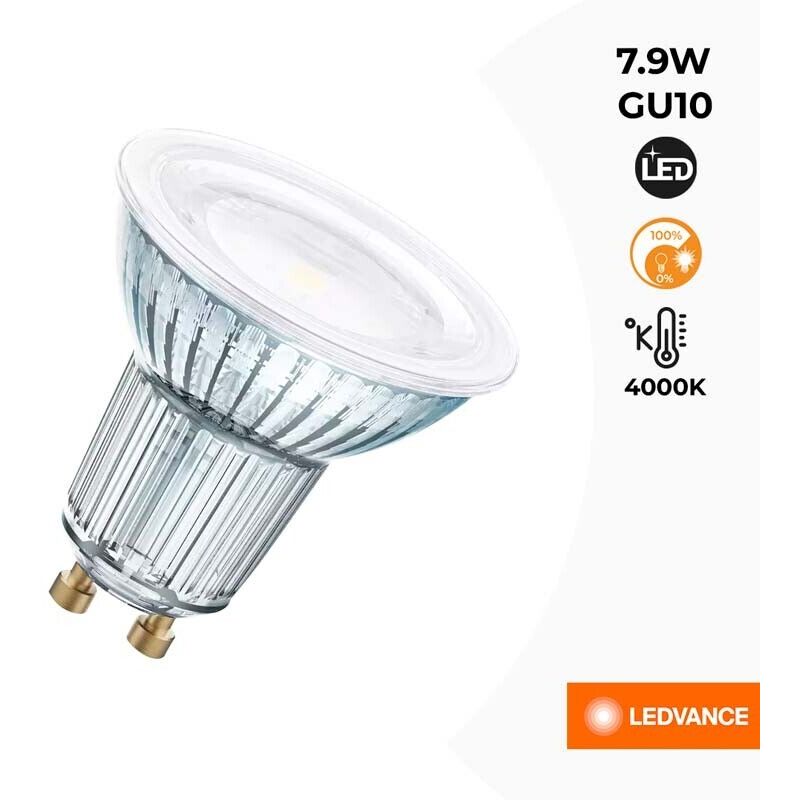 foto del prodotto osram - lampadina led par16 80 120 dim p 7.9w 940 gu10 ledvance pap1680940120g2