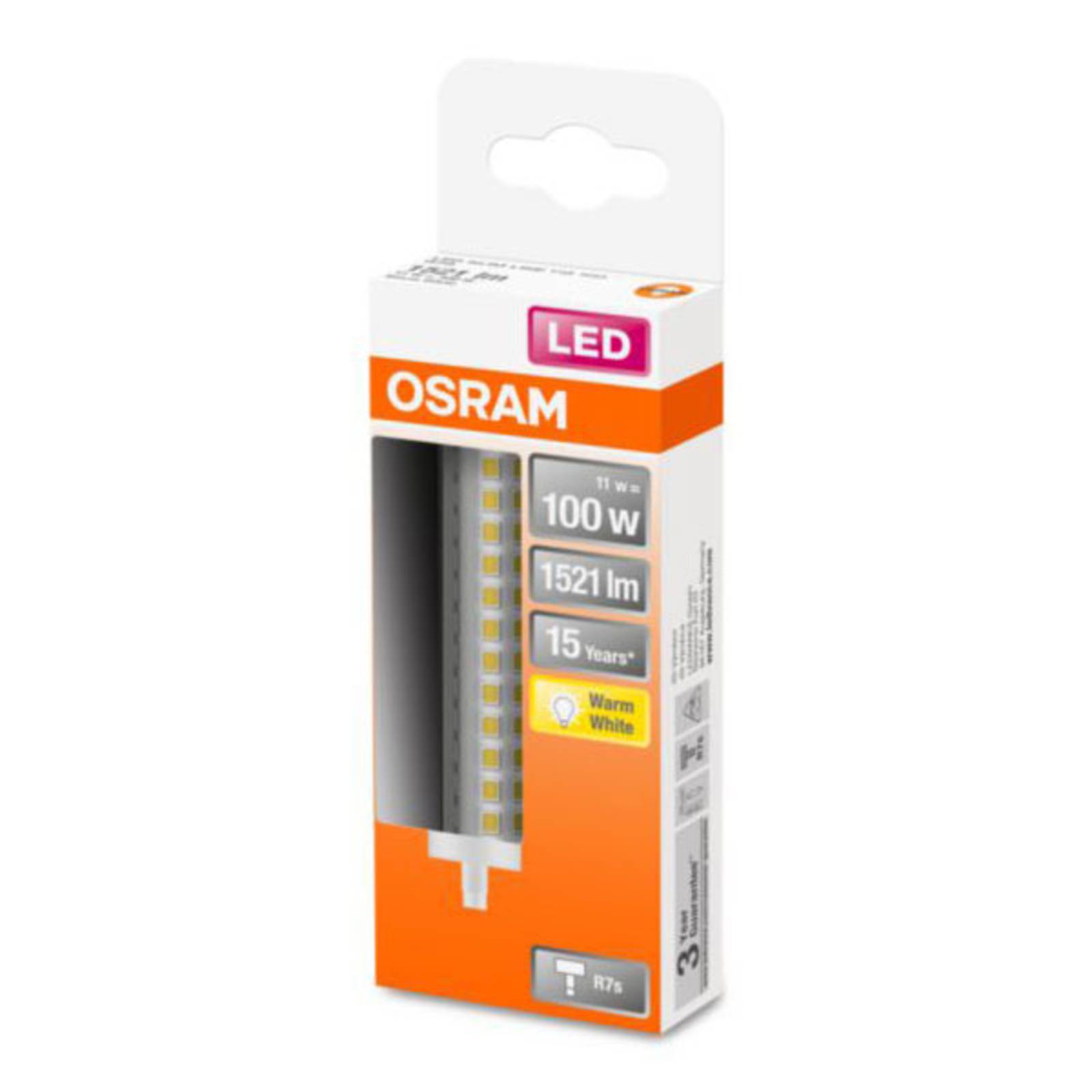 foto del prodotto osram lampadina led r7s 12w 2.700k
