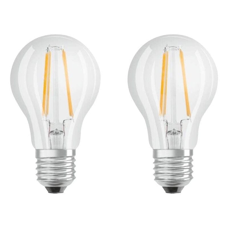 foto del prodotto osram lampadine led a60 filamento 7w attacco e27 luce calda 2700k confezione da 2