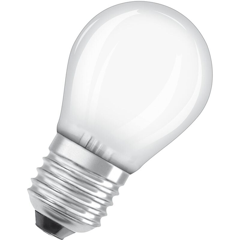 foto del prodotto osram - lampadine led sfera, 4w equivalenti 40w, attacco e27, luce calda 2700k, confezione da 3