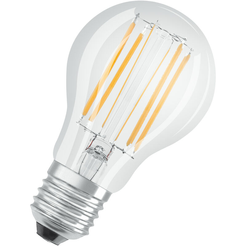 foto del prodotto osram lamps lampada led, forma a lampadina, e27, 7.5 watt, trasparente, bianco freddo, 4000 kelvin
